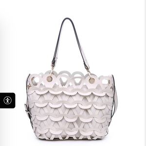 Chic Cutout Tote Bag